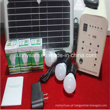 Sistema de iluminação posto home solar 20W